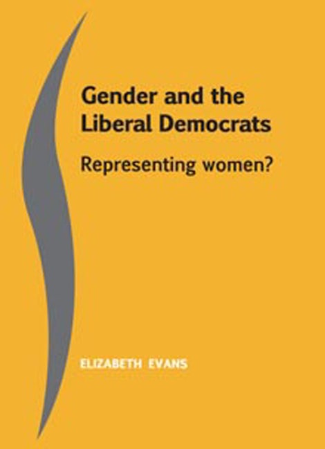 Book cover image for Gender and the Liberal Democrats ISBN: 9780719083471